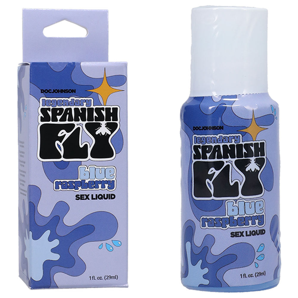 Spanish Fly Sex Liquid - Blue Raspberry - Discount Adult Zone