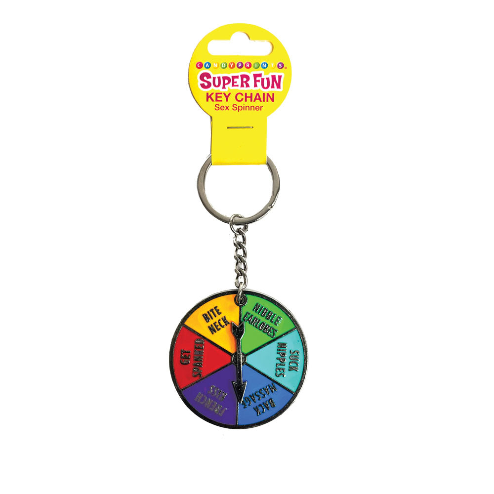 Super Fun Key Chain - Sex Spinner - Discount Adult Zone