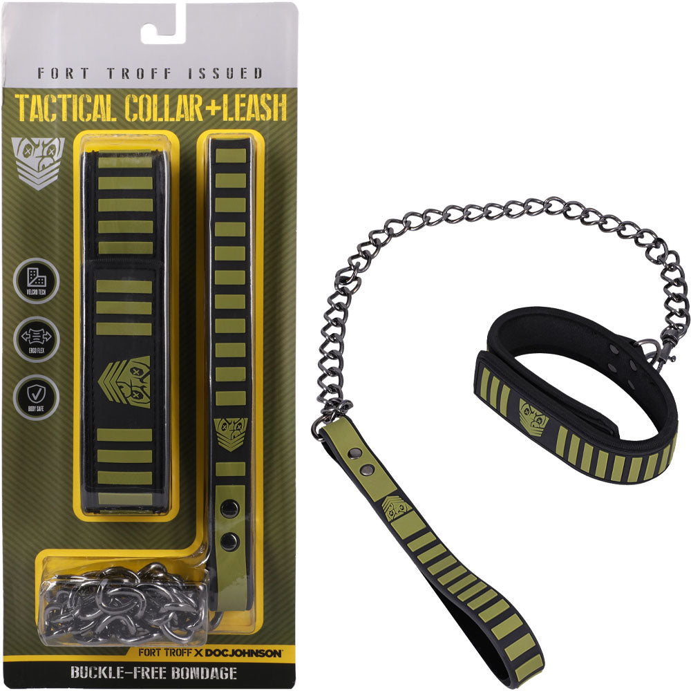 Fort Troff - Tactical Collar & Leash - Discount Adult Zone