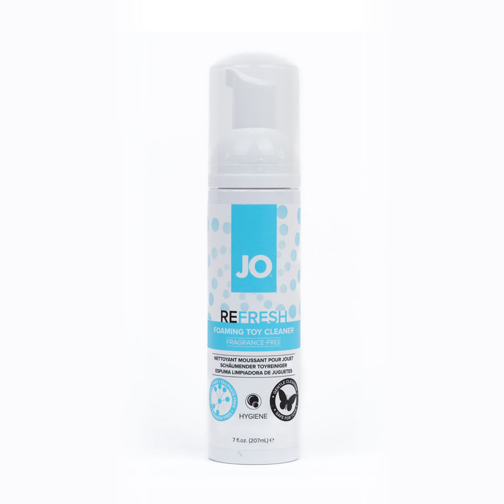 JO Refresh Foaming Toy Cleaner - 207 mL - Discount Adult Zone