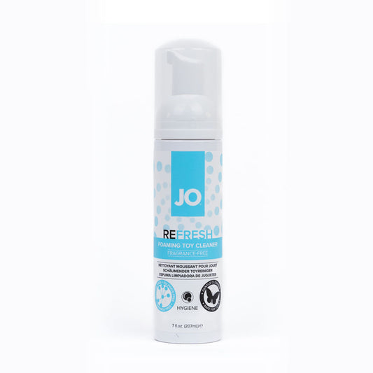 JO Refresh Foaming Toy Cleaner - 207 mL - Discount Adult Zone