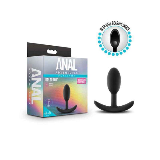 Anal Adventures Platinum Vibra Slim Plug