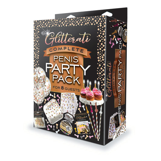 Glitterati Complete Penis Party Pack - Discount Adult Zone