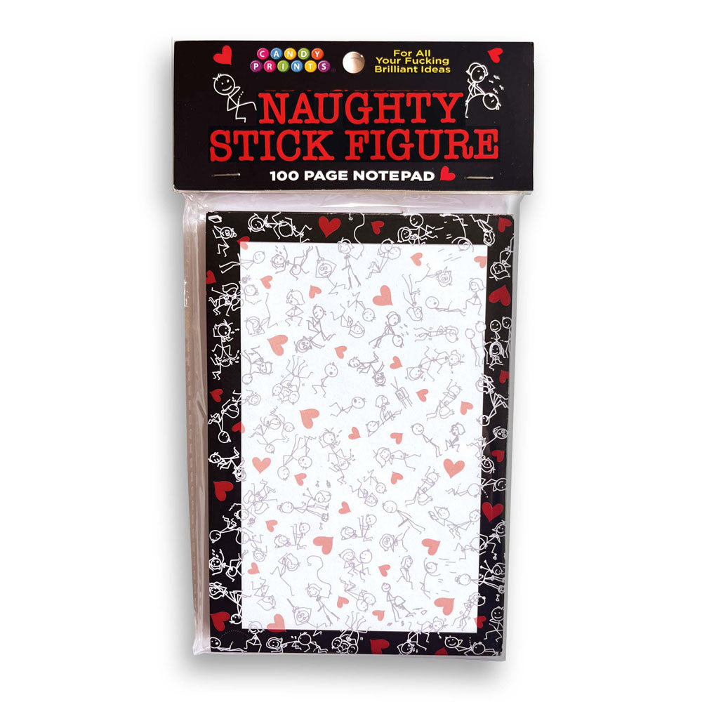 Naughty Stick Figure Notepad - Discount Adult Zone