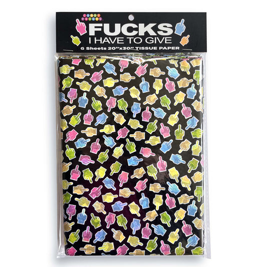 Fucks I Have To Give Tissue Paper Sheets - Discount Adult Zone