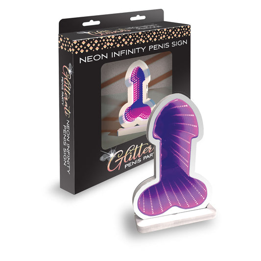 Glitterati Neon Infinity Penis Sign - Discount Adult Zone