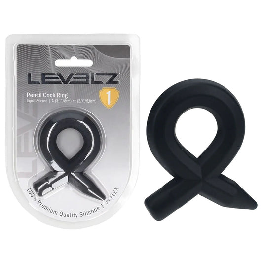 LEVELZ Pencil Liquid Silicone Cock Ring - Discount Adult Zone