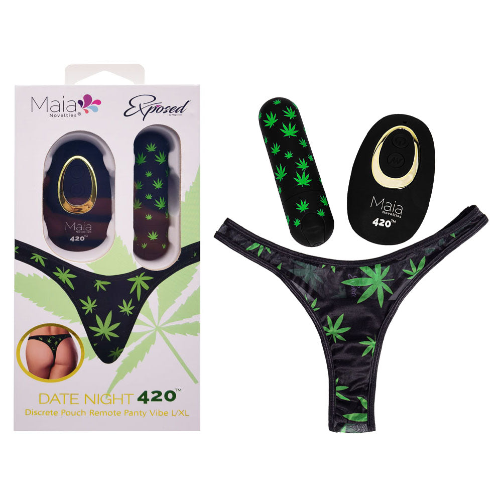 Maia DATE NIGHT 420 PANTY VIBE - S/M - Discount Adult Zone