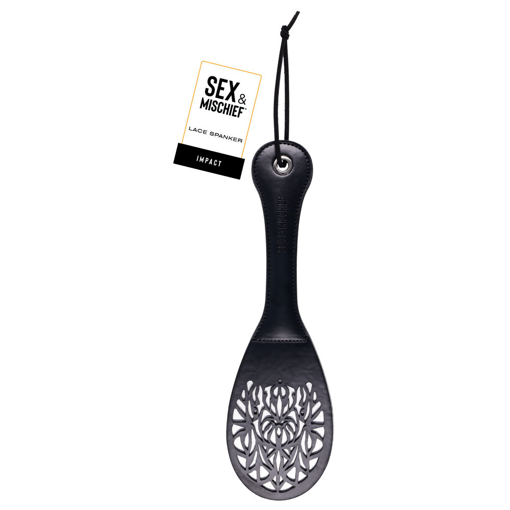 Sex & Mischief Lace Spanker - Discount Adult Zone