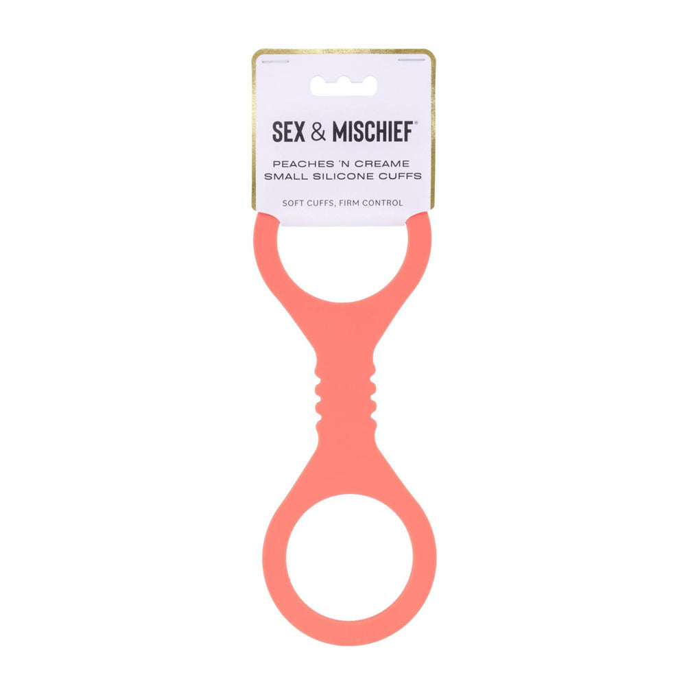 Sex & Mischief Peaches n CreaMe Small Silicone Cuffs - Discount Adult Zone