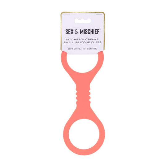 Sex & Mischief Peaches n CreaMe Small Silicone Cuffs - Discount Adult Zone