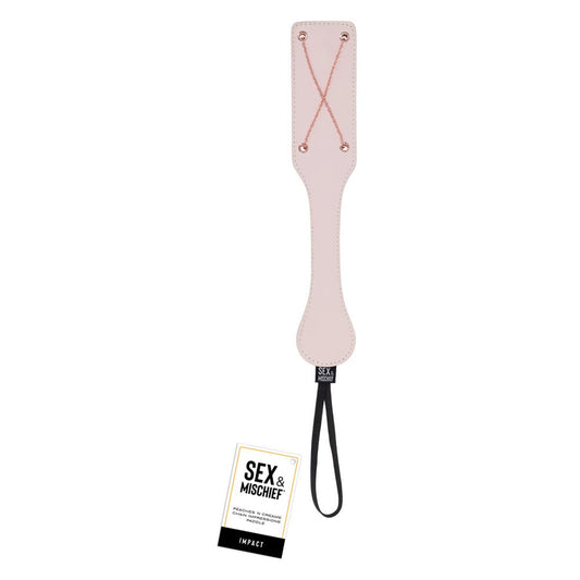 Sex & Mischief Peaches n CreaMe Chain Impressions Paddle - Discount Adult Zone