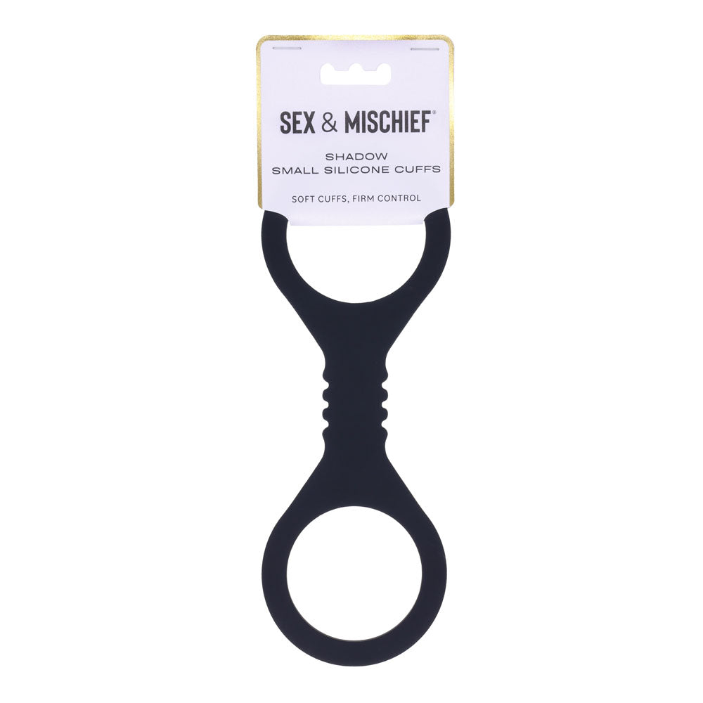 Sex & Mischief Shadow Small Silicone Cuffs - Discount Adult Zone