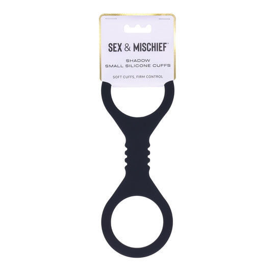 Sex & Mischief Shadow Small Silicone Cuffs - Discount Adult Zone