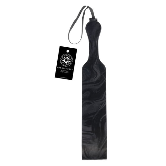 SPORTSHEETS Velvet Noir Loop Paddle - Discount Adult Zone